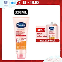 Vaseline 50x Serum Chống Nắng Cơ Thể SPF50 + Dưỡng Da Sáng Khoẻ (320ml)