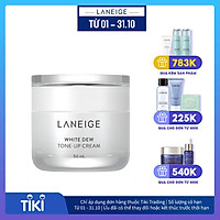 Kem dưỡng nâng tông da trắng hồng tự nhiên Laneige White Dew Tone Up Cream 50ml