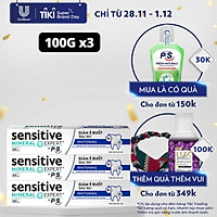 Combo 3 Kem Đánh Răng Sensitive Expert By P/S Whitening Trắng Răng 100g