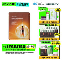 Mặt nạ phục hồi da tinh chất trà đen innisfree Black Tea Youth Enhancing Ampoule Mask 28ml - 131173391x