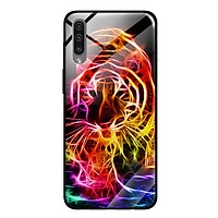 Ốp lưng điện thoại Samsung A50S - Mặt Kính Cường Lực - 0262 TIGER02 - Hàng Chính Hãng