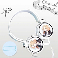 Tai nghe dạng chụp in hình MIKEY TOKYO REVENGERS Kịch Trường Của Takemichi anime chibi cắm dây nhỏ gọn tiện lợi thời trang