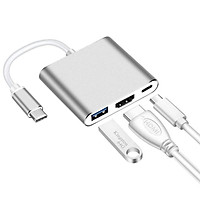 Bộ Chuyển Đổi 3 Ngõ Ra USB HDMI USB-C Cho MacBook Retina