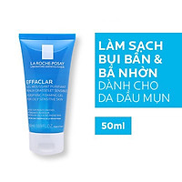 Sữa Rửa Mặt Dạng Gel Dành Cho Da Dầu Nhạy Cảm Effaclar Gel Moussant Purifiant La Roche Posay 50ml