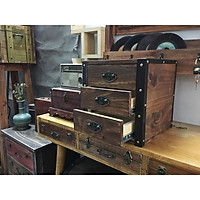 Tủ gỗ vintage nhỏ T4-04