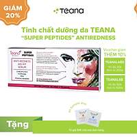 Tinh chất dưỡng da TEANA “SUPER PEPTIDES” ANTI-REDNESS AID KIT SERUM giảm đỏ, viêm và phục hồi da nhạy cảm