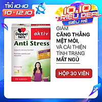 Viên uống hỗ trợ ngủ ngon, giảm căng thẳng, mệt mỏi Doppelherz Aktiv Anti Stress (Hộp 30 viên)