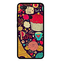 Ốp lưng cho điện thoại Xiaomi Mi 8 Lite - 0196 PARIS4 - Viền TPU dẻo - Hàng Chính Hãng
