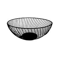 Rổ Đựng Trái Cây Bằng Sắt Kiểu Dáng Hiện Đại