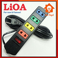 Ổ cắm kéo dài phổ thông LiOA 4 ổ cắm (4TS3-2 4TS5-2)
