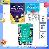 COMBO ĐỌC SÁCH CỘNG HƯỞNG + BẢY KIỂU NGƯỜI TÔI GẶP TRONG HIỆU SÁCH + 64 CÁCH ĐỌC SÁCH THAY ĐỔI CUỘC ĐỜI (BỘ 3 CUỐN)