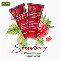 Tẩy tế bào chết chiết xuất dâu tây Vaadi Strawberry Scrub Face Wash 60ml
