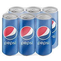 Lô 6 nước ngọt Pepsi Cola lon 320ml - 10118