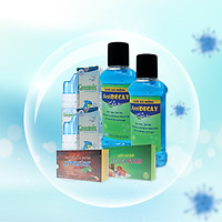 Combo 4 Kháng khuẩn bảo vệ toàn diện - Xịt mũi GreenSix, nước súc miệng Antidecay, Vitamin C & Rutin - Pytastar, viên ngậm ho Coughstar