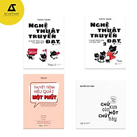 Sách - Combo Nghệ thuật truyền đạt 1+2 - Thuyết trình hiệu quả một phút - Chữ xưa