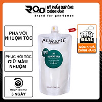 Dầu Hấp Pha Với Màu Nhuộm Tóc Phục Hồi Enzyme Aurane PPT Balancing Serum Giữ Màu Nhuộm, Bóng Mượt - Tặng móc khoá chính hãng
