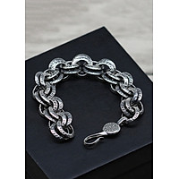 LẮC TAY BẠC NAM XÍCH LỒNG CHROME HEARTS