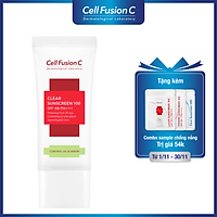 Kem Chống Nắng Kiểm Soát Dầu Và Nhờn Mụn Cell Fusion C Clear Sunscreen 100 SPF 48/PA+++ (35ml)
