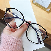 Gọng kính cận nữ - nam mắt tròn màu đen, hồng, tím, xanh chất liệu nhựa/kim loại SA2503. Tròng kính giả cận 0 độ