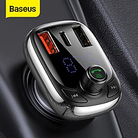 Tẩu sạc ô tô Baseus S13 sạc nhanh QC 4.0 , PD 36W Max cho điện thoại , Bluetooth 5.0 tích hợp FM, thẻ nhớ TF SD, USB x2 - Hàng Chính Hãng