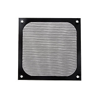 120mm Aluminum Alloy Stainless Mesh Fan Filter Dust Guard for PC Case Fan Black