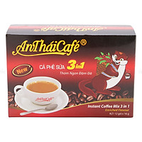Cà Phê Sữa 3in1 AnTháiCafé New (Hộp 12 gói x 16g)