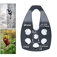 Climbing Pulley Rescuing Hauling Rigging Pulleys Micro Pulley Equip Black