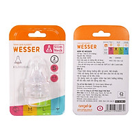 WESSER Narrow-neck Milk Bottle Replacement Nipples