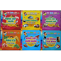Bộ 6 cuốn bé khám phá môi trường xung quanh - song ngữ Việt - anh