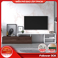 Kệ tivi gỗ hiện đại SMLIFE Trinity