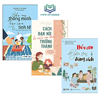 BIZBOOKS - Combo Bộ 3 Cuốn Trở Thành Cha Mẹ Hoàn Hảo: Cha Mẹ Thông Minh Dạy Con Tinh Tế + Cách Bạn Nói Là Cách Con Bạn Trưởng Thành + Hiểu Con Để Yêu Con Đúng Cách - MinhAnBooks