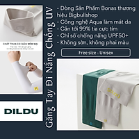 Găng Tay Chống Tia UV 99% BONAS | Găng Tay Chống Nắng Unisex | Công Nghệ Aqua Làm Mát | Bao Tay Đi Nắng Không Xỏ Ngón | Ống Tay Thể Thao Chống Nóng Loại Dày Tốt | Hàng Chính Hãng