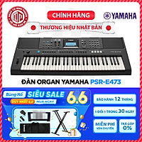 Đàn Organ điện tử/ Portable Keyboard - Yamaha PSR-E473 (PSR E473) - Màu đen - Hàng chính hãng