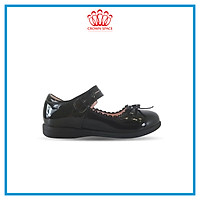 Giày Búp Bê Đi Học Bé Gái Crown Space UK School Shoes CB3022 Cao Cấp Nhẹ Êm Thoáng Mát Size 28-36/4-14 Tuổi