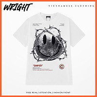 Áo Phông Bad Habbits Nam Simper Áo Thun Nữ Mặt Cười Xám Cá Tính Hot Trend Ulzzang Phong Cách Hàn Quốc Unisex
