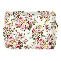 Khay Đựng Tách Trà Easy Life In Hoa Độc Đáo (22x15cm)