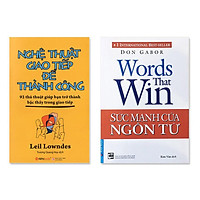 Combo 2 cuốn: Nghệ Thuật Giao Tiếp Để Thành Công, Sức Mạnh Của Ngôn Từ