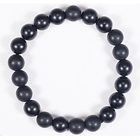 Vòng tay phong thủy đá obsidian nhám mệnh thủy ,mộc - Ngọc Quý Gemstones