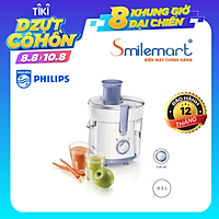 Máy Ép Trái Cây Philips HR1811 - Trắng Xanh - Hàng Nhập Khẩu