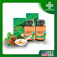 Combo 2 Hộp Fucoidan cao cấp - Phòng và Hỗ trợ điều trị ung thư, Tăng hệ miễn dịch, tăng đề kháng (Chiết xuất tảo nâu Okinawa, Wakame, Nấm Thái Dương) (Made in USA) - 1 Hộp: 90 viên nang