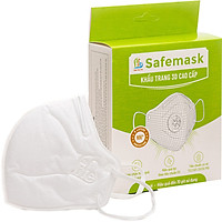 Khẩu Trang Chống Bụi 3D Cao Cấp N96+ (Không Van) Safelife Safemask (Hộp 5 Cái)