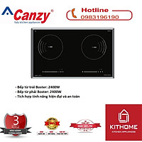 Bếp từ đôi Canzy CZ 858 LS.i - nhập khẩu TháiLand chính hãng