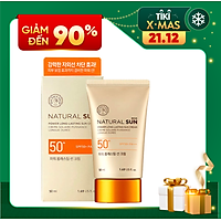 Kem Chống Nắng The Face Shop Natural Sun Eco Power Long Lasting Sun Cream SPF50+ PA+++ 50ml