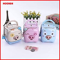 Ống Heo Két Sắt Mini Tiết Kiệm Tiền Mẫu Mới Có Khóa Đáng Yêu Cho Bé (Màu Ngẫu Nhiên)