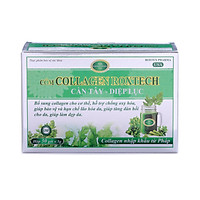 Cốm Collagen Roxtech Cần Tây Diệp Lục đẹp da, giảm nám sạm da - Hộp 30 gói