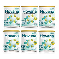 Bộ 6 Lon Sữa Bột Hovana Grow IQ 900gr Hỗ trợ tiêu hóa tốt, tăng miễn dịch, tăng cân tự nhiên cho bé 1 đến 10 tuổi