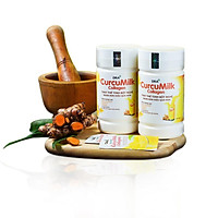 Combo 2 hộp Sữa Nghệ Curcumilk Collagen (1000g) Dùng Cho Mẹ Sau sinh, Bệnh Nhân Sau Phẫu Thuật, Người bị Dạ Dày, Da Bị Sạm, Tàn Nhang