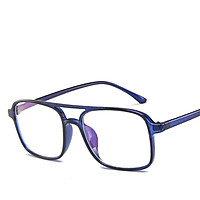 Men Women Glasses Clear Lens Retro Square Full Frame Fashion Goggle Eyeglasses