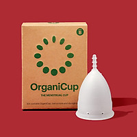 Cốc nguyệt san OrganiCup - ĐAN MẠCH - 100% silicone cấp Y tế - Chứng nhận FDA, Allergy, Vegan