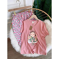 Đồ Bộ Nữ Tay Cộc Quần Cộc, Đồ Mặc Nhà Chất Thun Cotton Mát Hè Thu Đa Dạng Mẫu Mã BB01